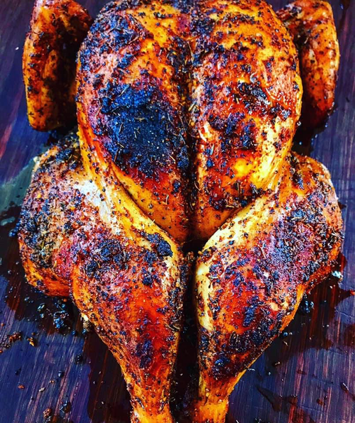 Roast Chicken – Rum and Que