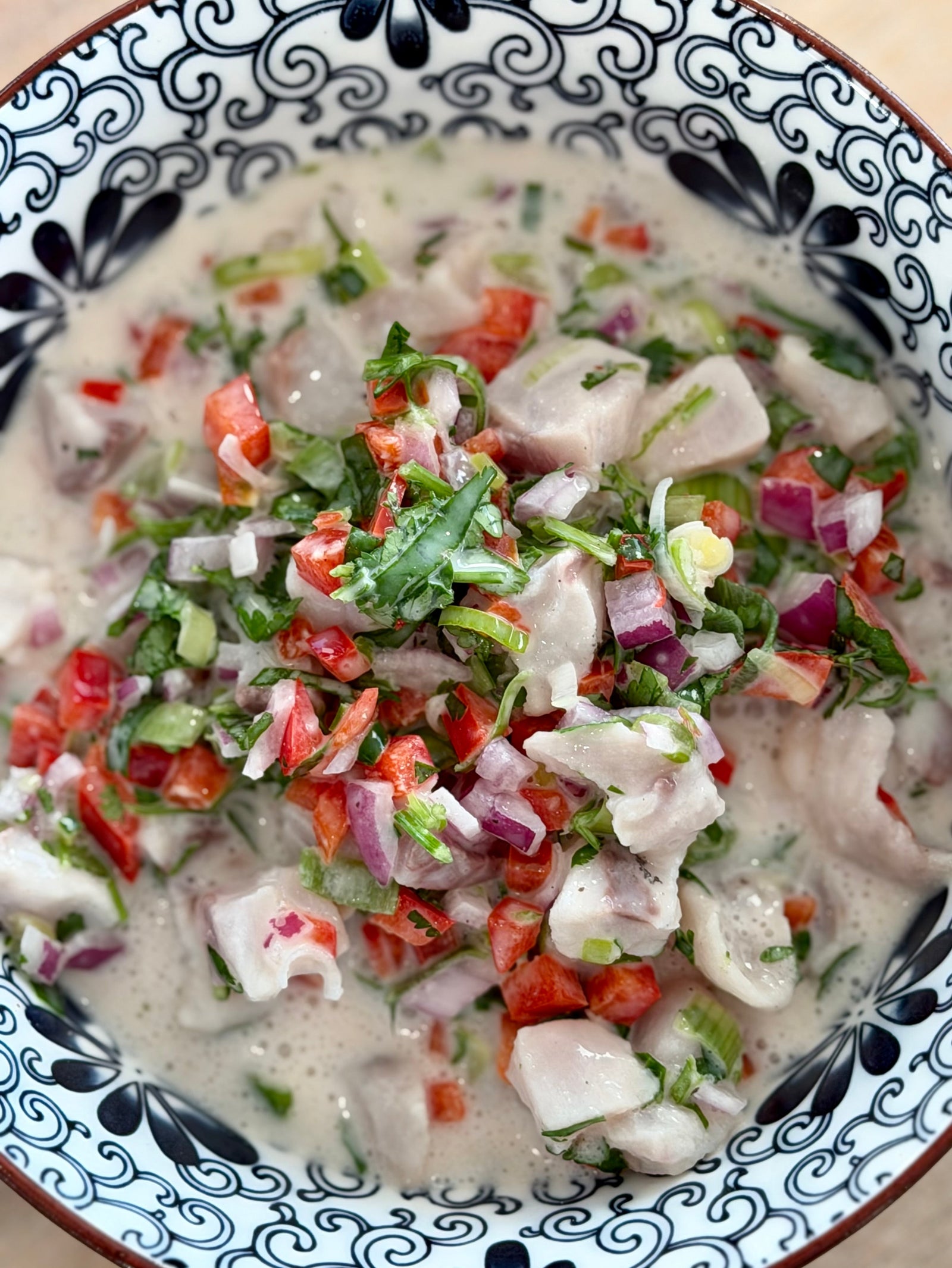 Zacks Ike Mata (Raw fish coconut salad)