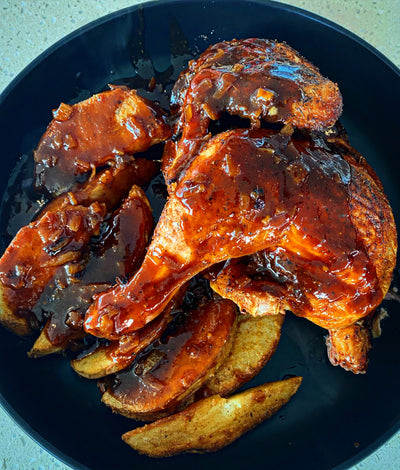 Father’s day Recipe - Beer Can Chicken and southern style wedges