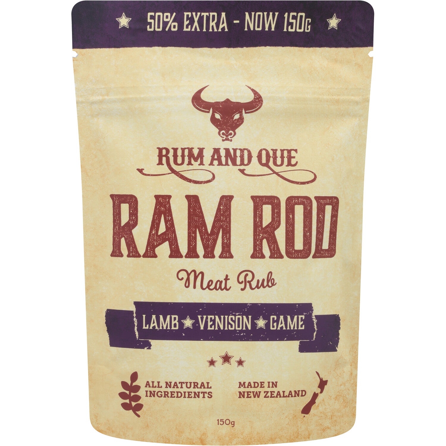 NZ Lamb Rub: Ram Rod BBQ Rub – Rum and Que