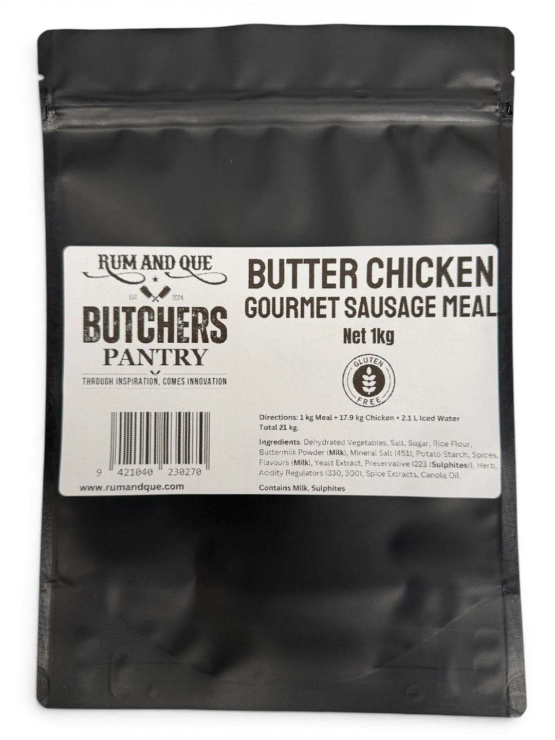 Gluten Free Butter Chicken Gourmet Sausage Meal