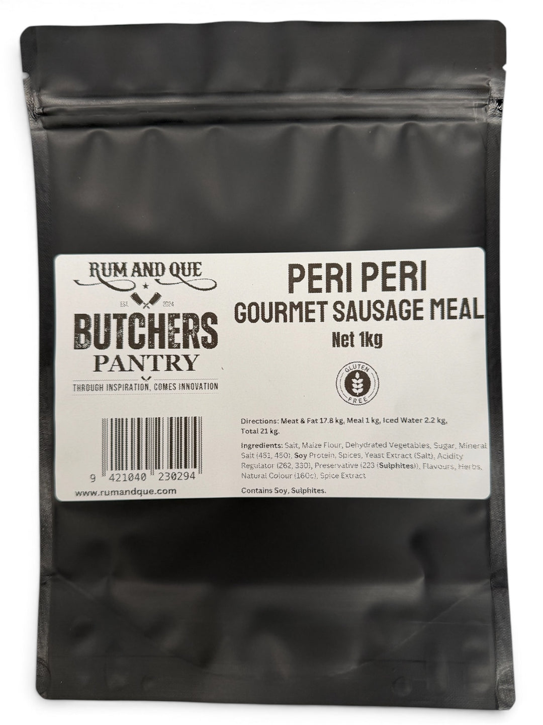 Gluten Free Peri Peri Gourmet Sausage Meal (Copy)