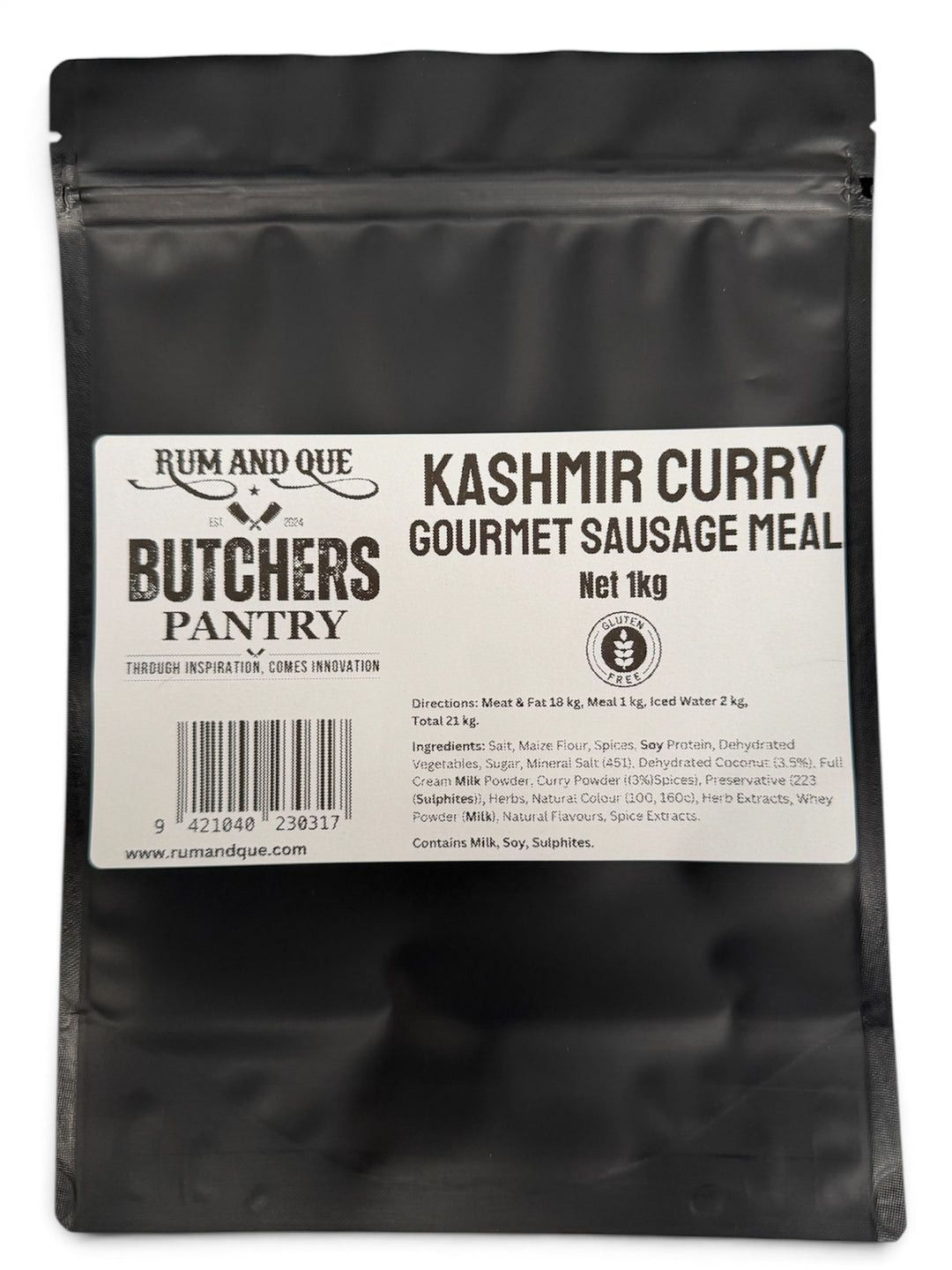 Gluten Free Kashmir Curry Gourmet Sausage Meal