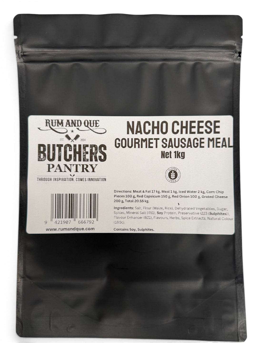 Gluten Free Nacho Cheese Gourmet Sausage Meal