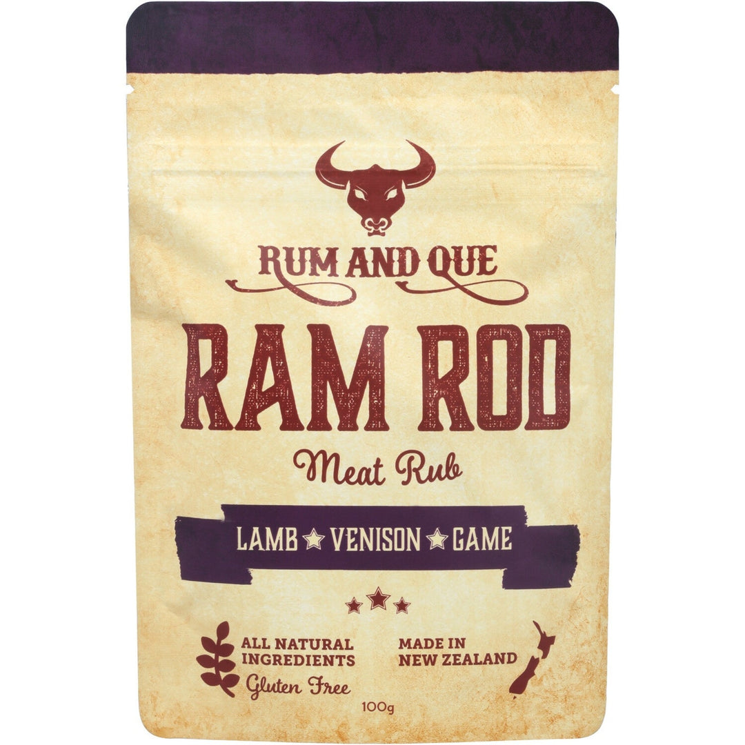 NZ Lamb Rub: Ram Rod BBQ Rub – Rum and Que