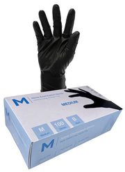 Black nitrile gloves Pack of 100
